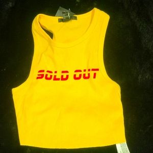 Sold out crop top